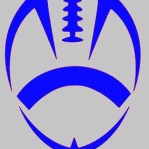 Football artwork with football print.